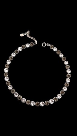 KJEDE I BLACK DIAMOND /CRYSTAL, Swarovski